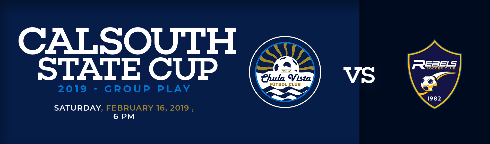 2019 Adult State Cup Begins with Local Derby